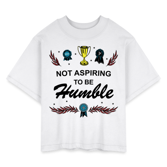 Women's Boxy Tee - white