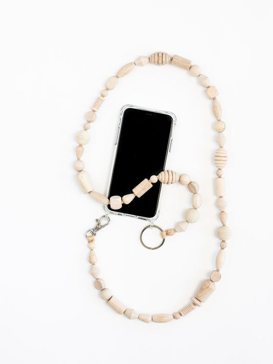 Ina Seifart Perlenmix/Bunter Mix Phone Necklace (Case not included)