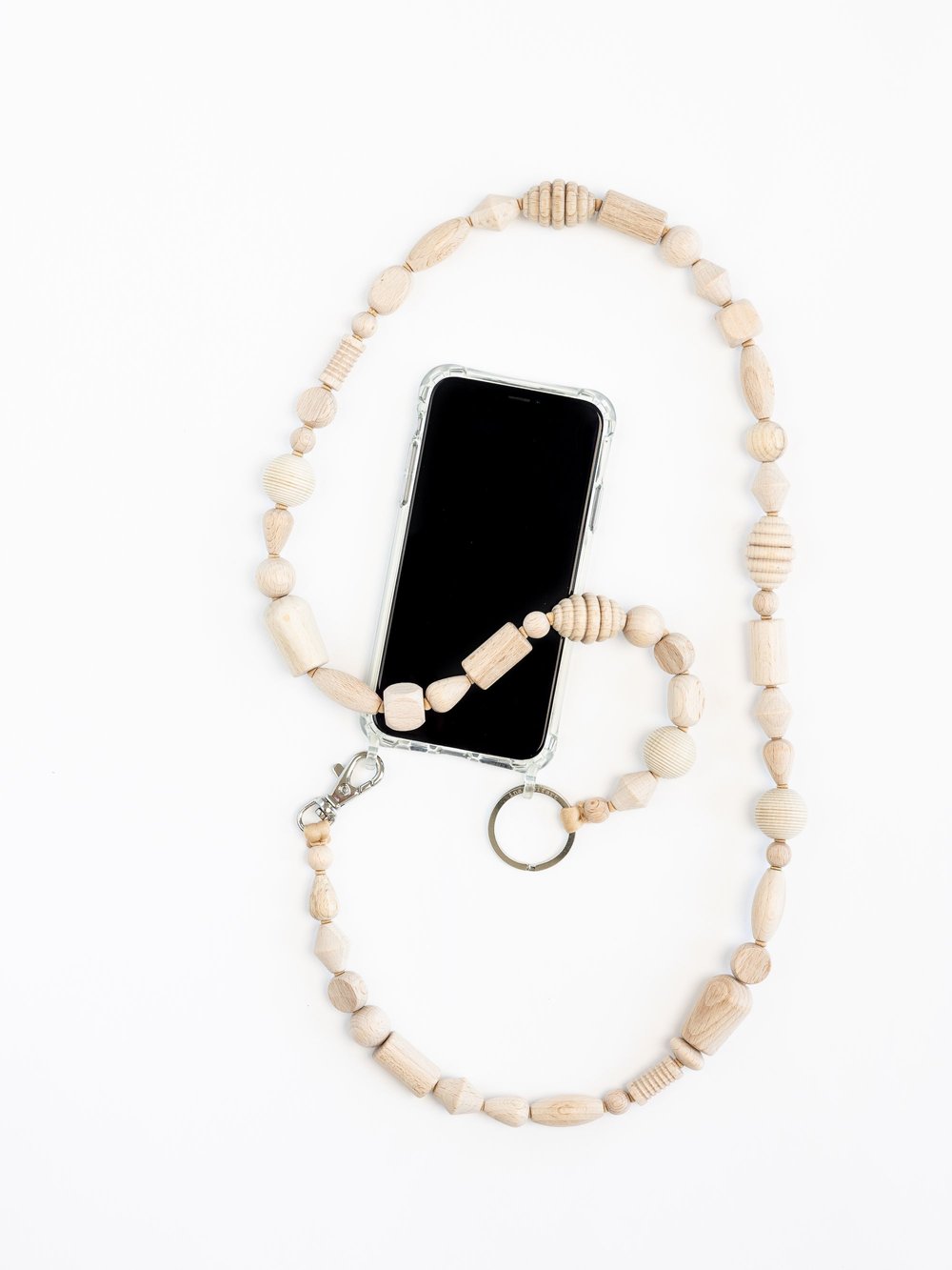 Ina Seifart Perlenmix/Bunter Mix Phone Necklace (Case not included)