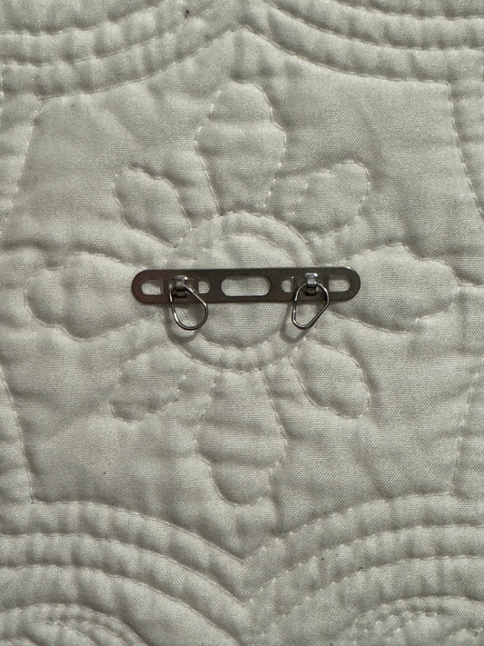 Stainless Steel Double Connecting iPhone Strap Converter (goes under your case)