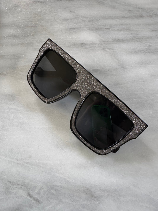 Glitter Shield Sunglasses
