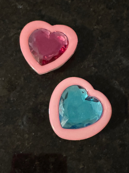 Heart Gem Adhesive Pop Socket