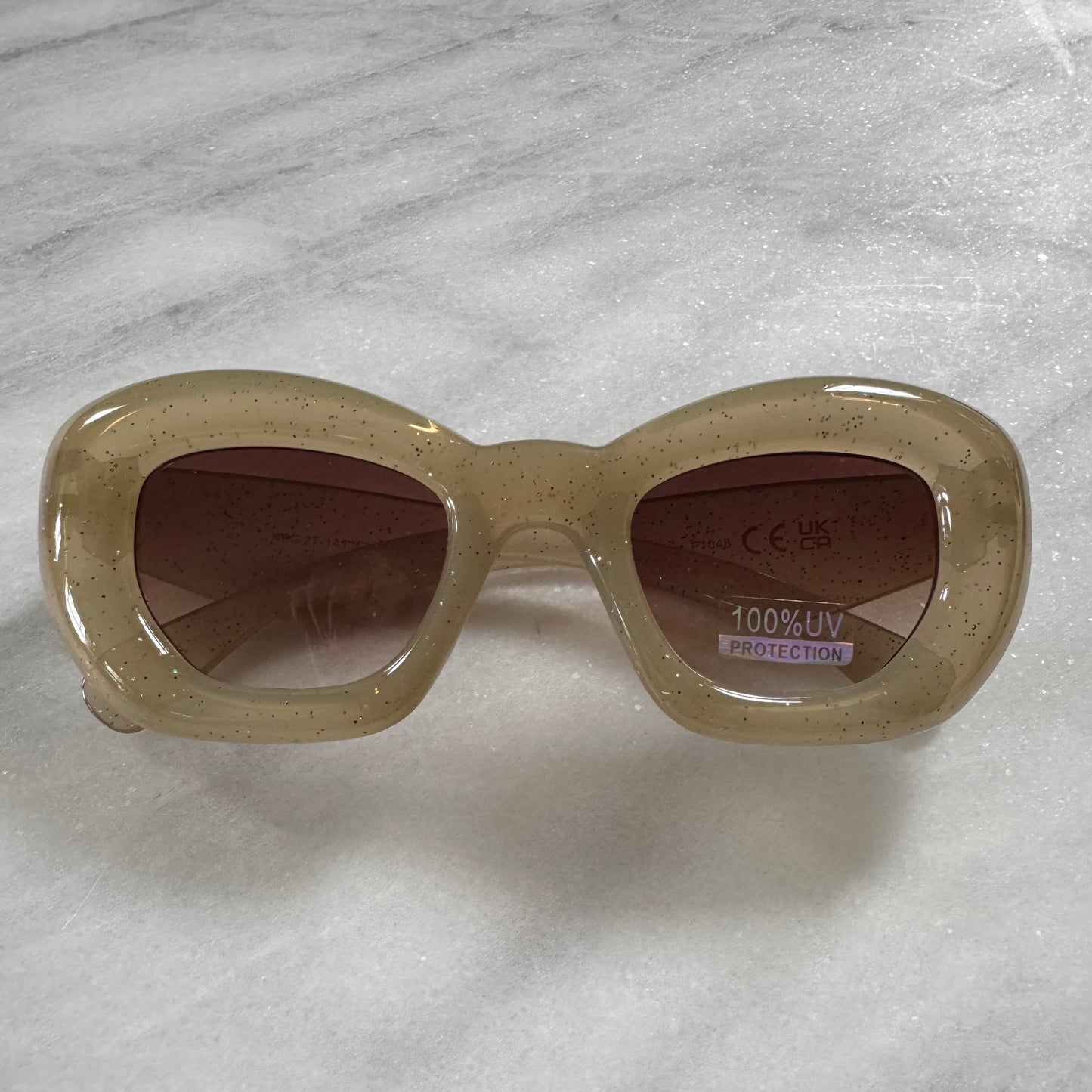 Foewe Chunky Glitter Sunglasses