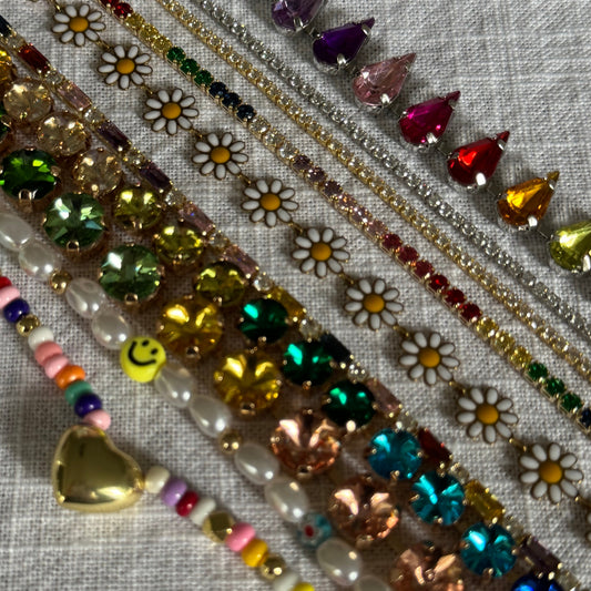 BIG Rainbow Tennis Necklaces