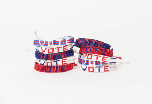 Vote Beaded Bracelet