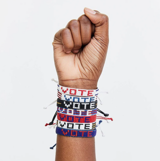 Vote Beaded Bracelet