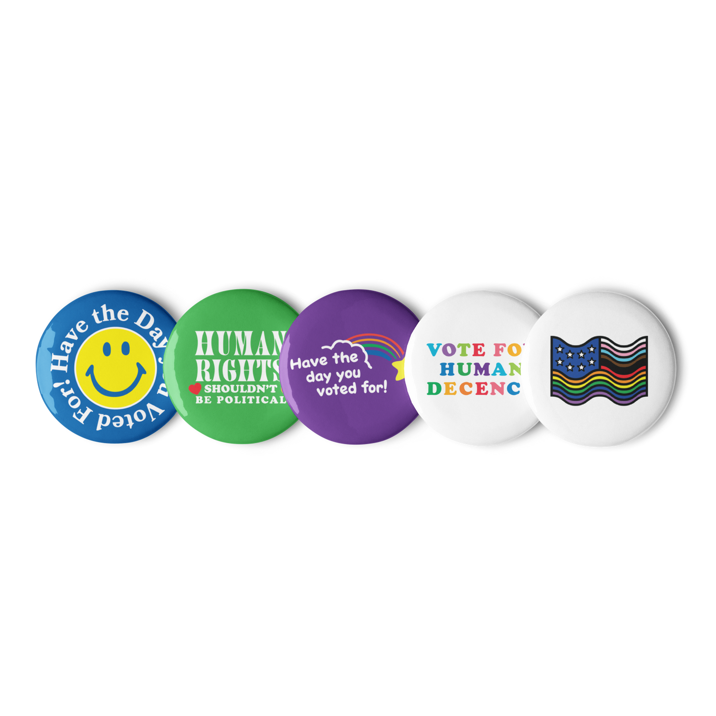 For Humanitee Mini Pins - Set 1