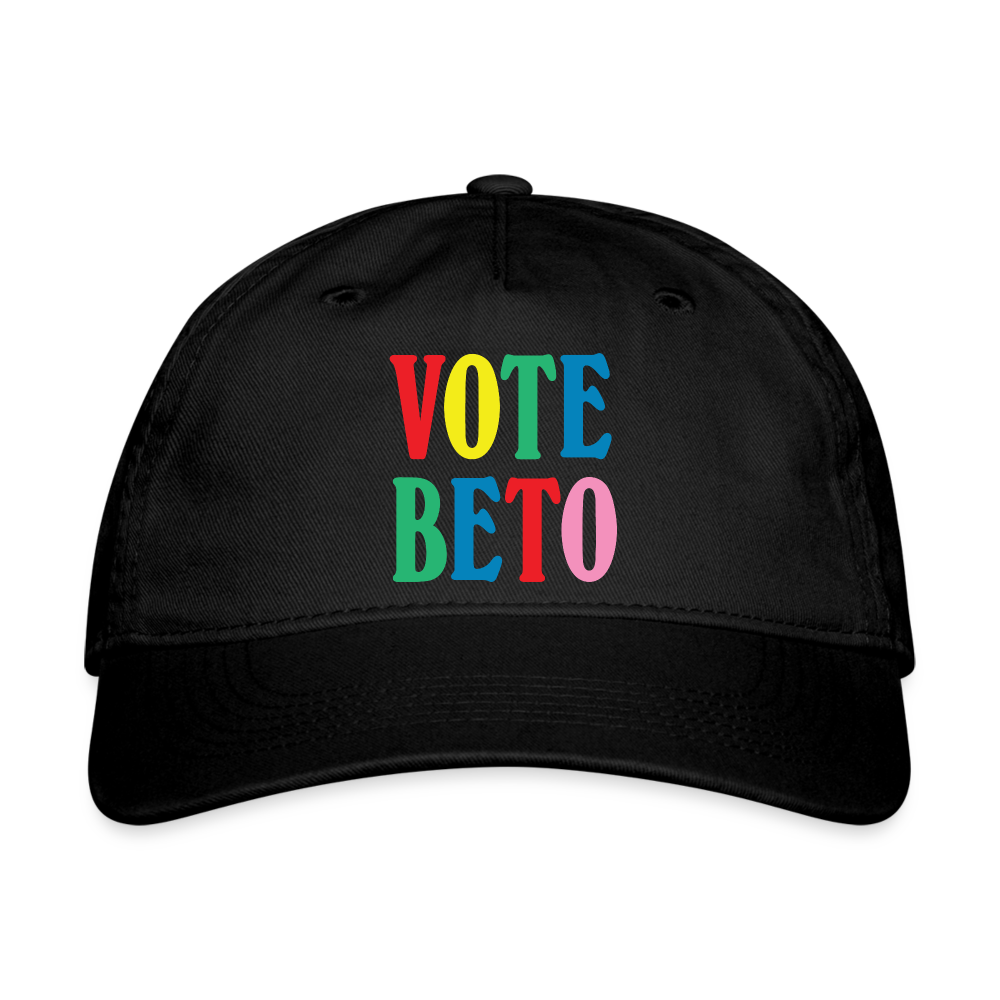VOTE BETO Colorful Cutie Organic Dad Hat - black