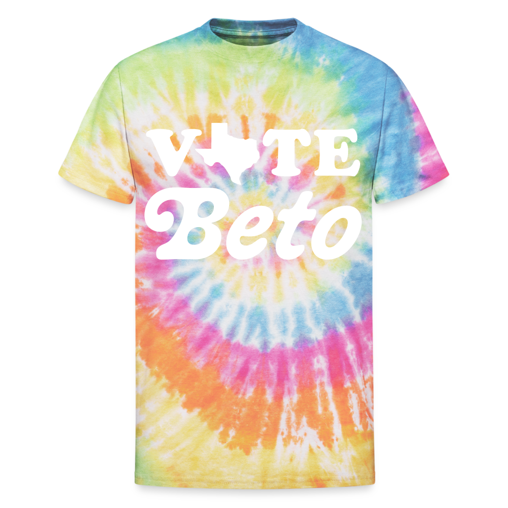 Vote Beto Tie Dye T-Shirt - rainbow