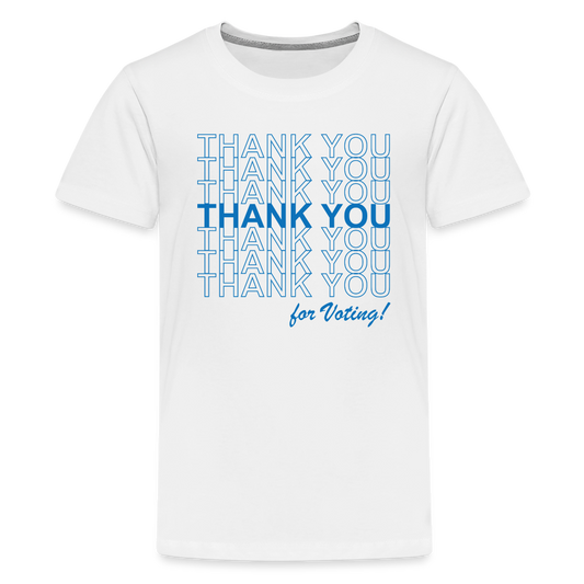 Thank You for Voting Kids Tee - white