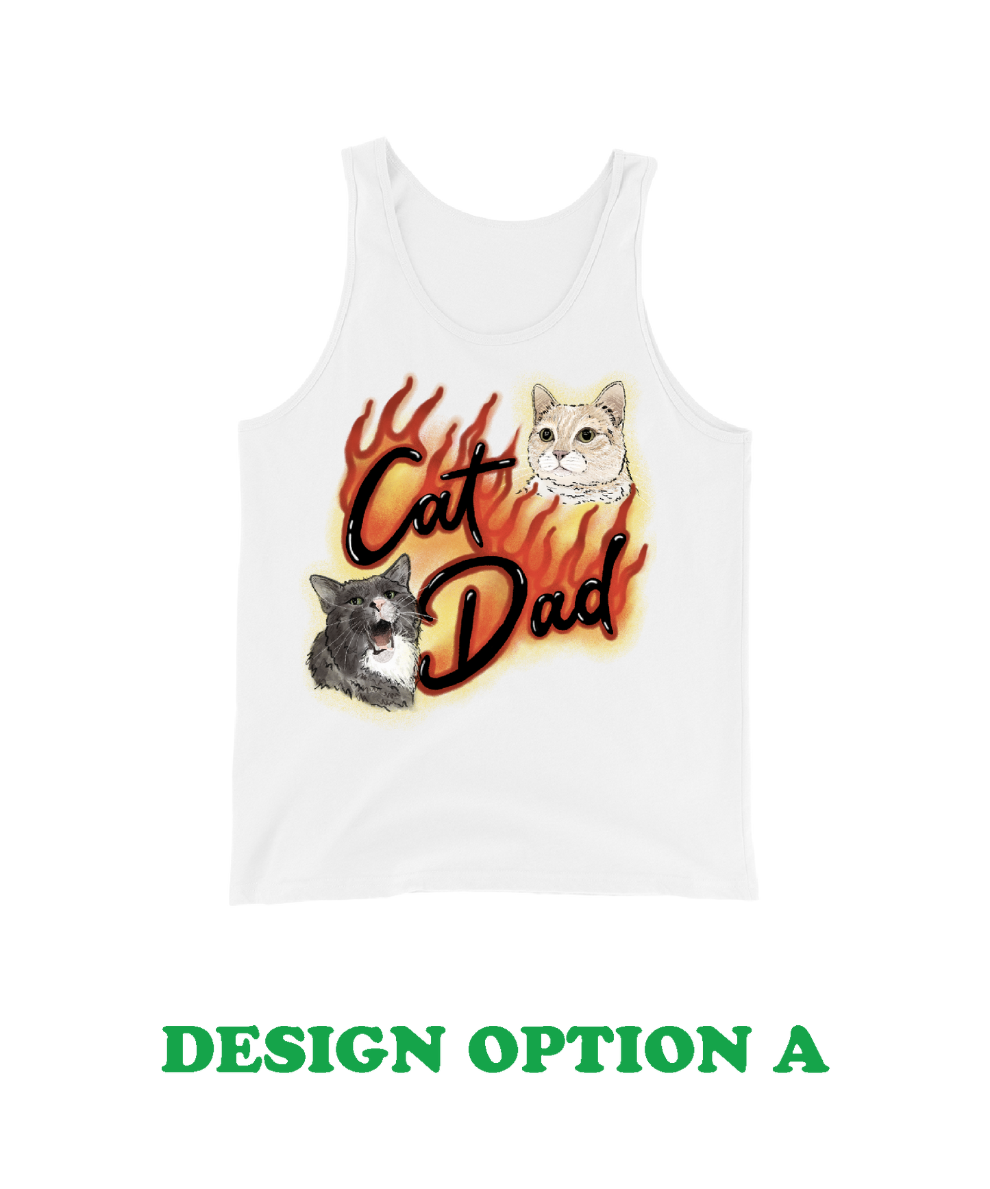 Custom Pet Portrait Tank Top