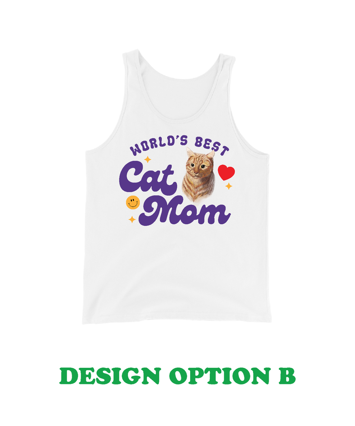 Custom Pet Portrait Tank Top