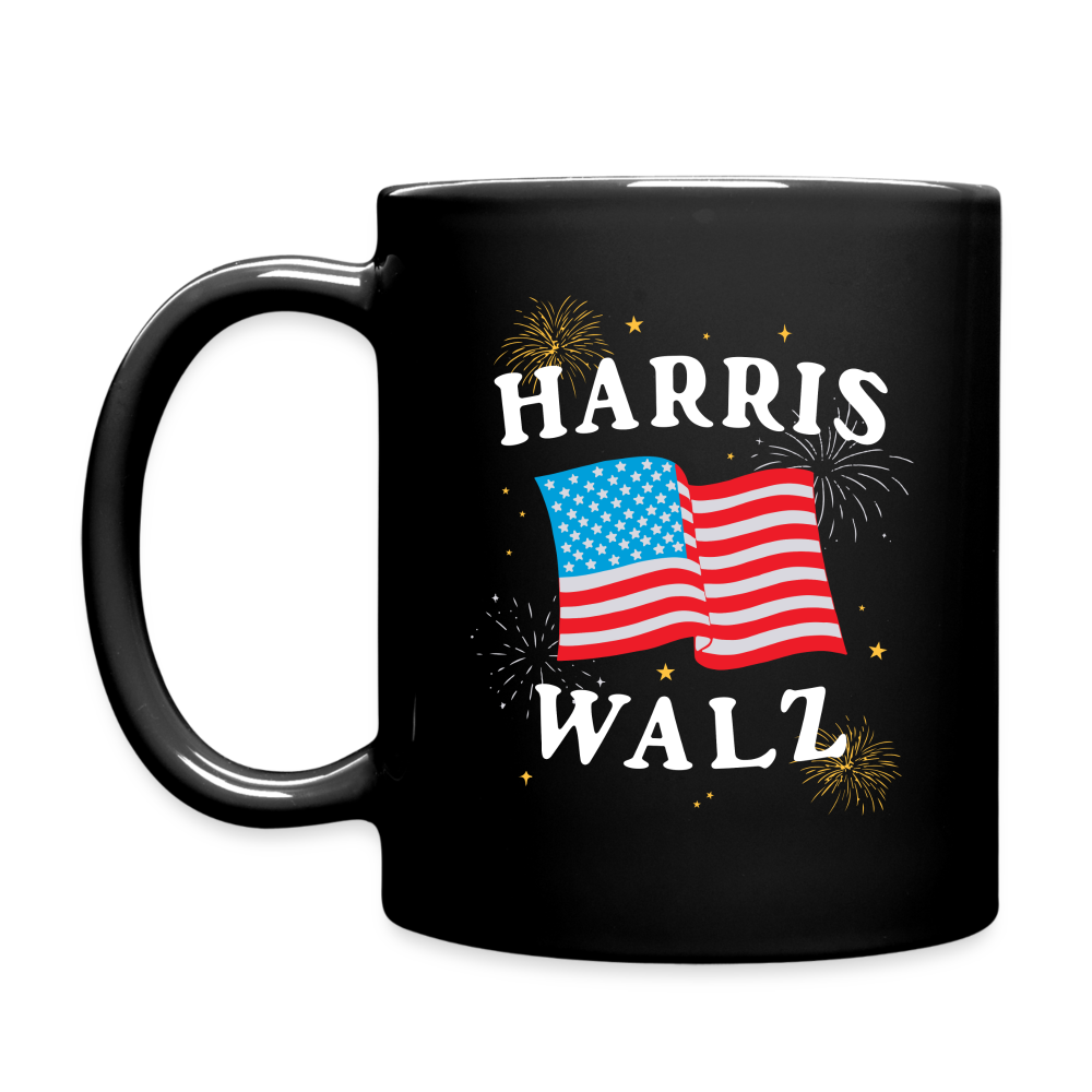 Harris Walz Fireworks Mug - black