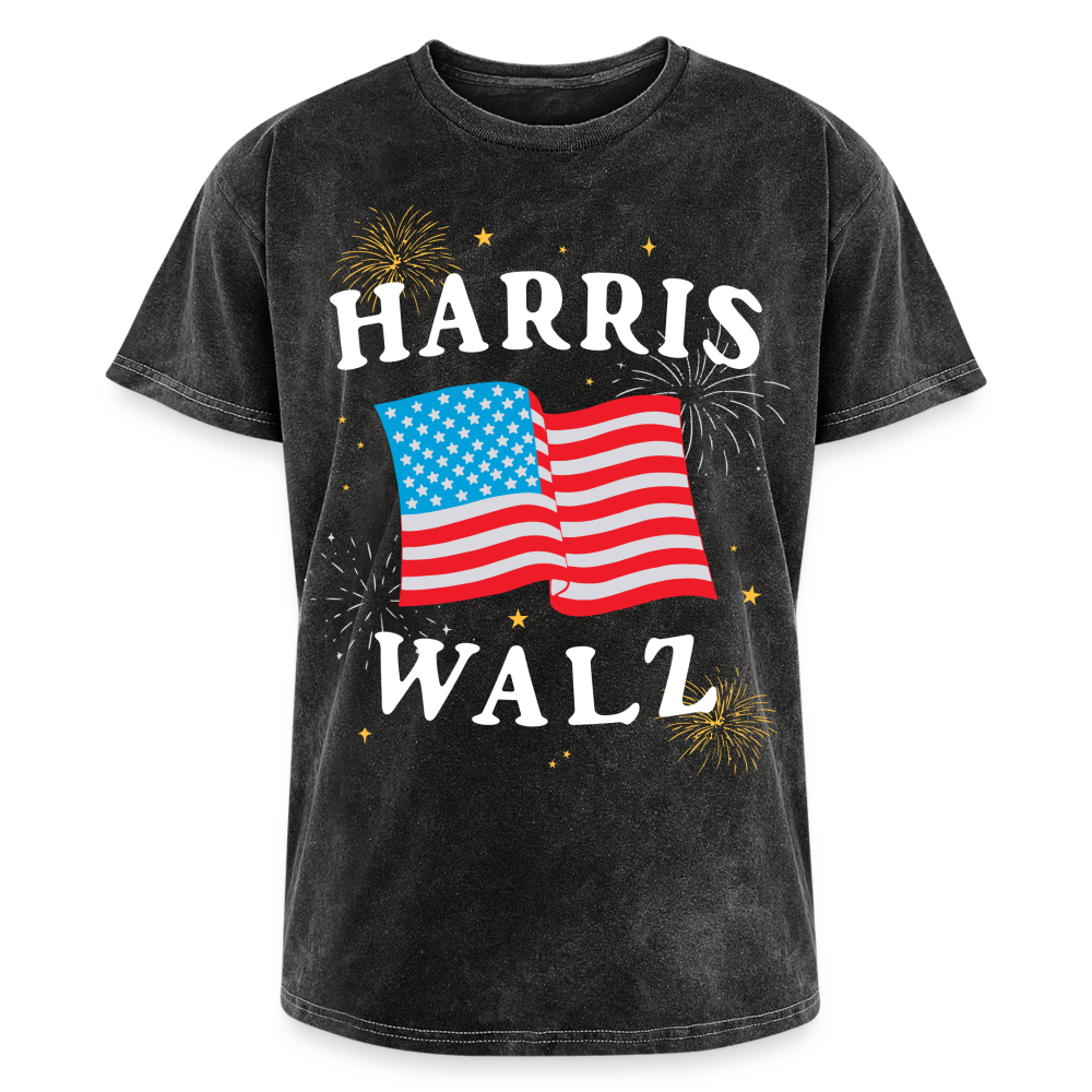 Harris Walz Mineral Wash Tee - mineral black