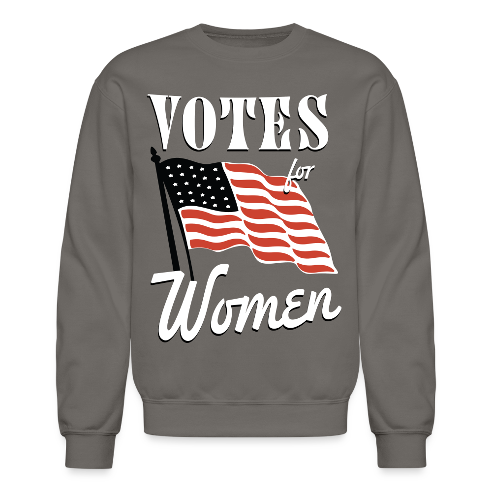 Votes for Women Crewneck Sweatshirt - asphalt gray