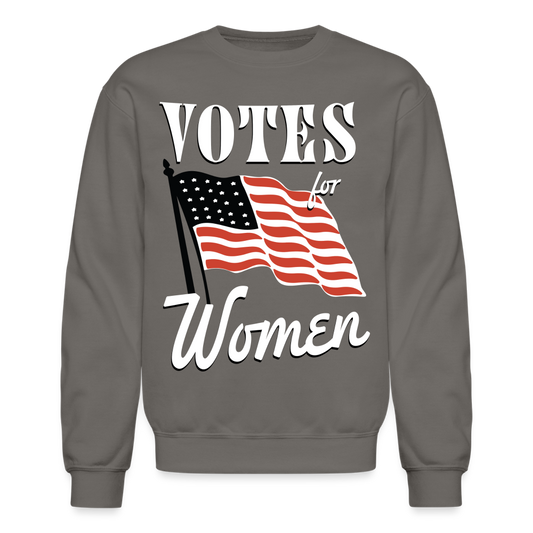 Votes for Women Crewneck Sweatshirt - asphalt gray