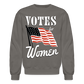 Votes for Women Crewneck Sweatshirt - asphalt gray