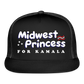 Midwest Princess for Kamala Camo Trucker Hat - black/black