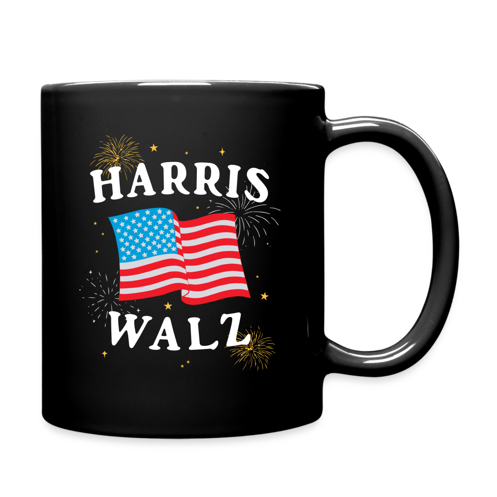 Harris Walz Fireworks Mug - black