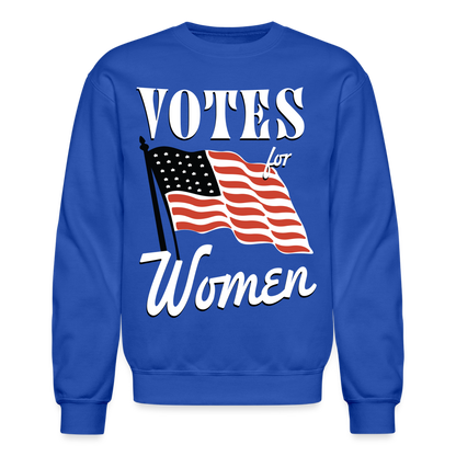 Votes for Women Crewneck Sweatshirt - royal blue