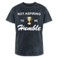 Not Aspiring to be Humble Mineral Wash Tee - mineral navy