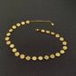 18K Gold-Plated Enamel Daisy Chain Choker