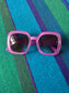 Square Glitter Sunglasses