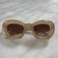 Foewe Chunky Glitter Sunglasses
