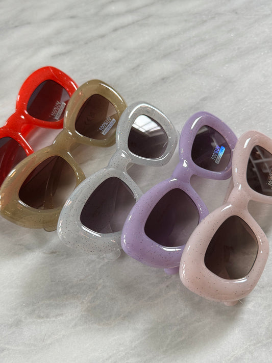 Foewe Chunky Glitter Sunglasses