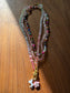 Neon Rainbow Crystal Quartz Beaded Necklace