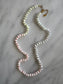 Mother of Pearl Neon Rainbow Notted Necklace