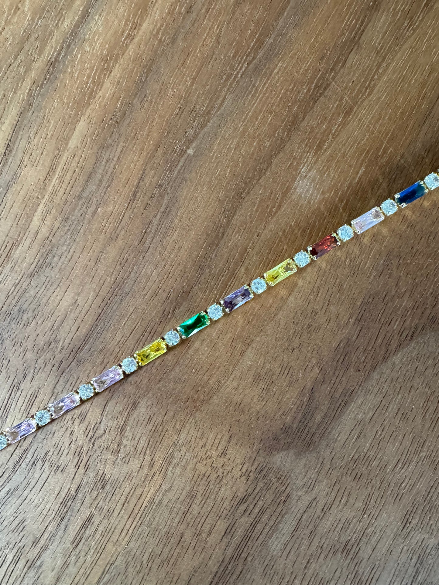 Smol Rainbow Tennis Necklaces