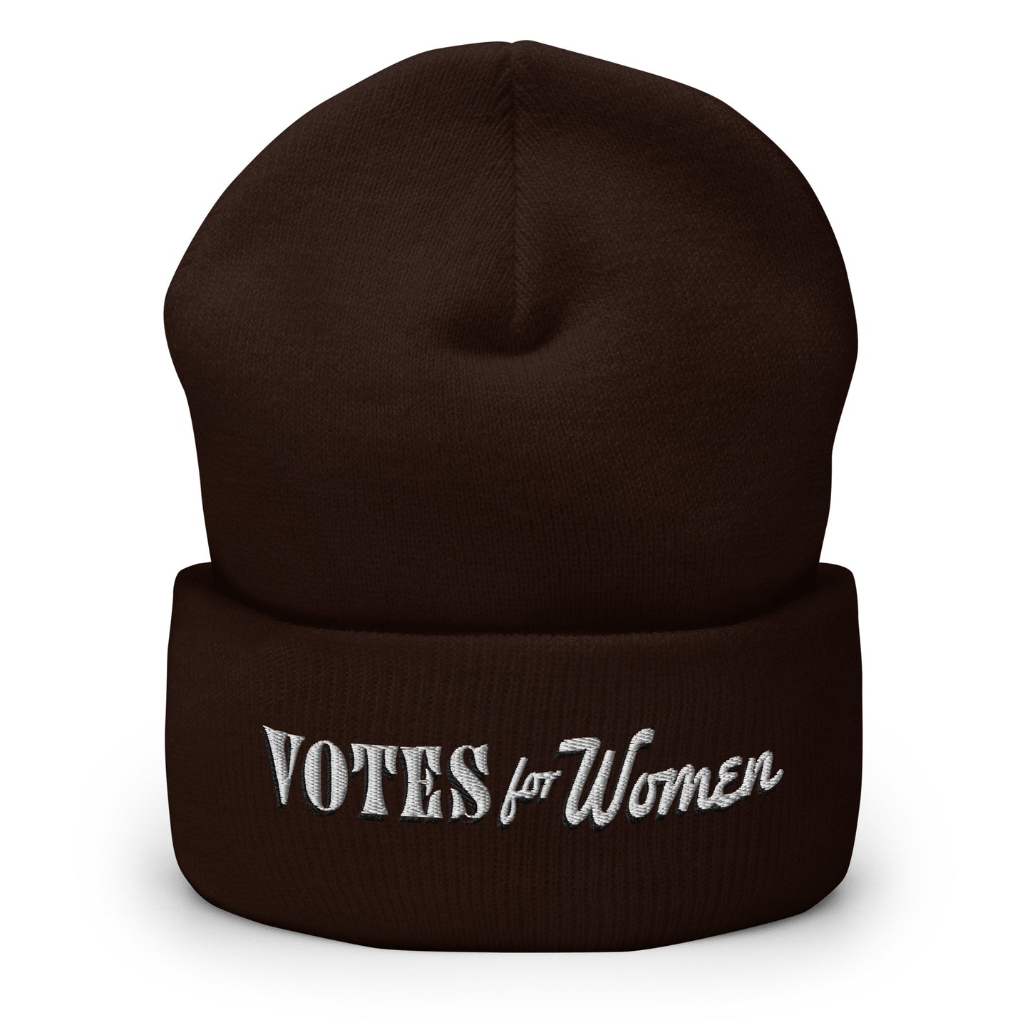 Votes for Women Embroidered Beanie