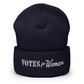 Votes for Women Embroidered Beanie