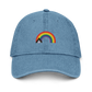 Pride Flag Rainbow Embroidered Denim Hat