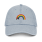 Pride Flag Rainbow Embroidered Denim Hat