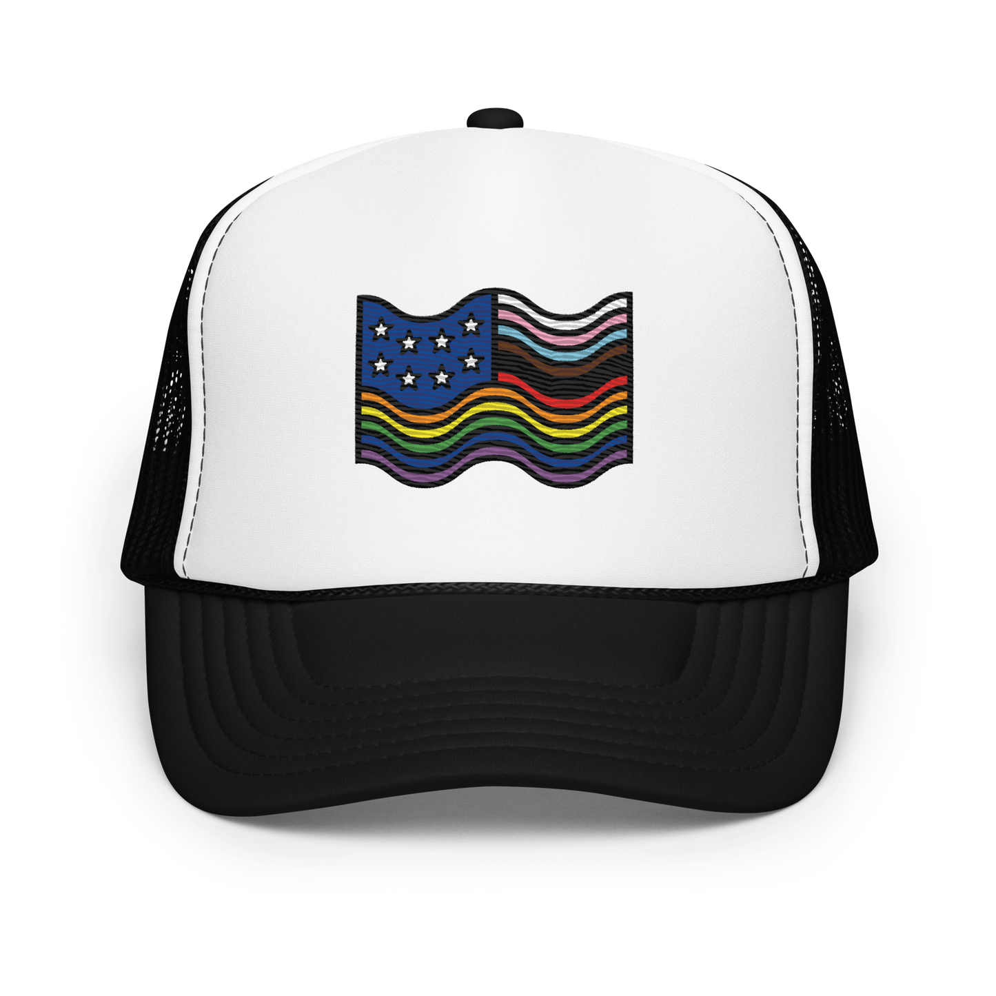 Land of the FREE Embroidered Foam Trucker Hat