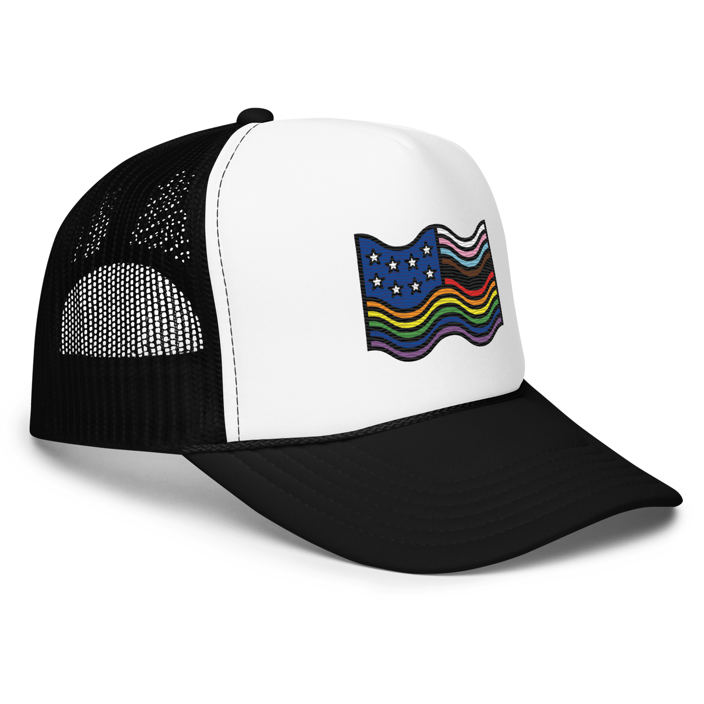 Land of the FREE Embroidered Foam Trucker Hat