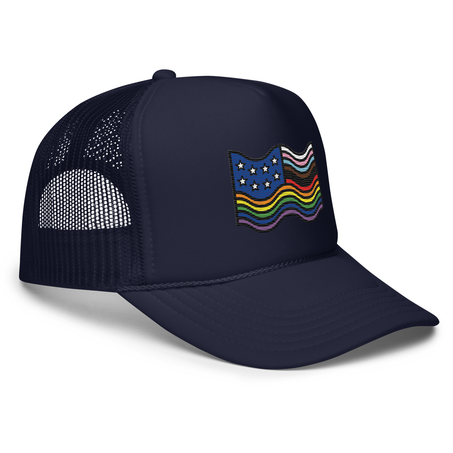 Land of the FREE Embroidered Foam Trucker Hat