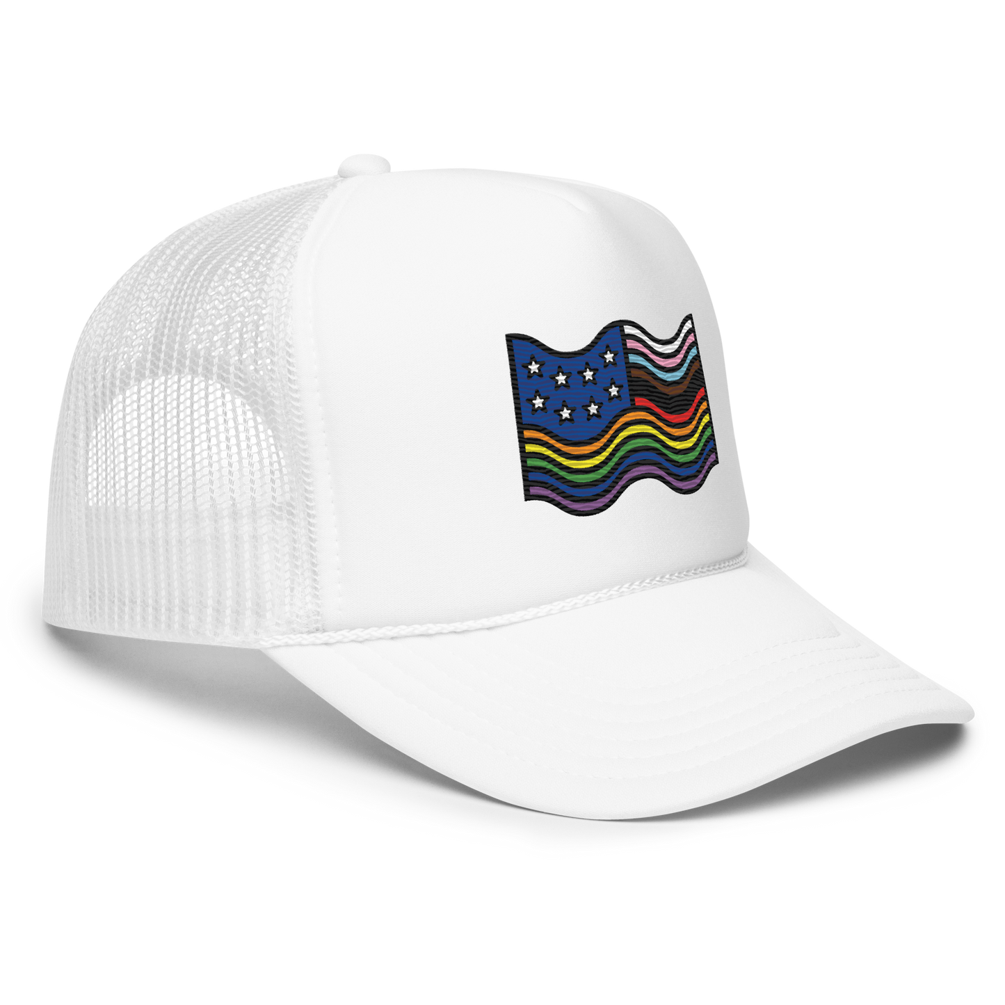 Land of the FREE Embroidered Foam Trucker Hat