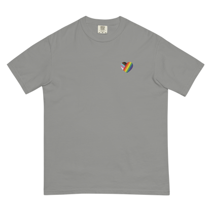 Embroidered Pride Heart Garment-Dyed Tee