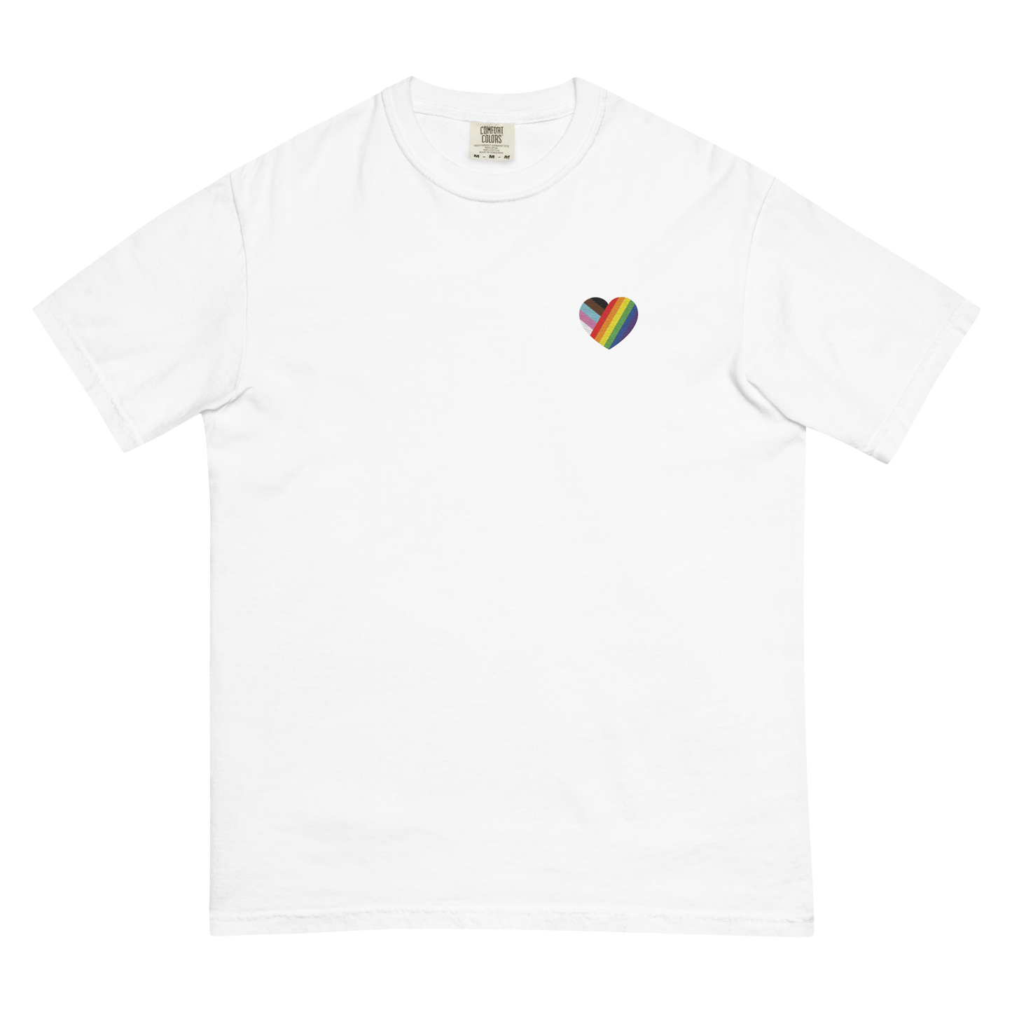 Embroidered Pride Heart Garment-Dyed Tee