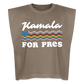 Kamala for Pres Pride Garment Dye Muscle Tank - faded brown