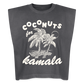 CocoNUTS for Kamala Garment-Dyed Muscle Tank - faded black