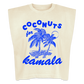 Coco-NUTs for Kamala Garment-Dyed Muscle Tank - faded cream