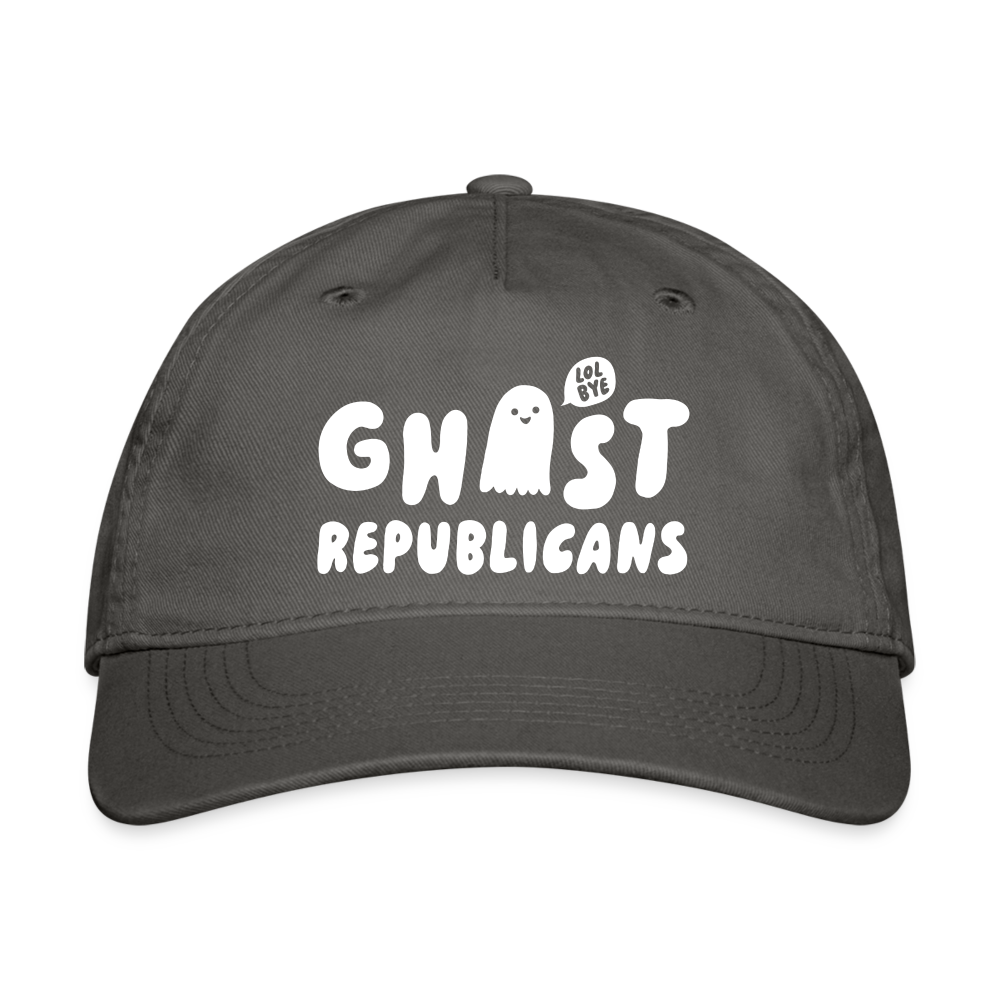 Ghost Republicans Organic Printed Dad Cap - charcoal