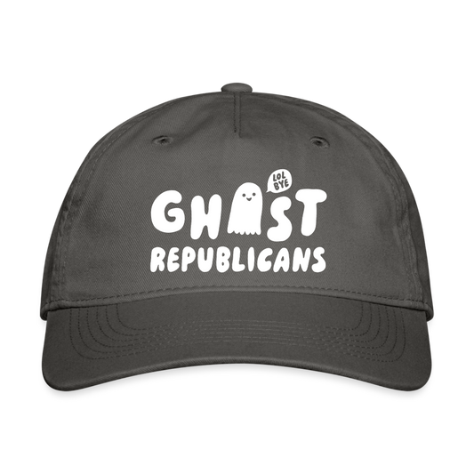 Ghost Republicans Organic Printed Dad Cap - charcoal