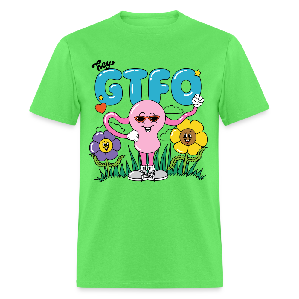 Repro Rights GTFO Green Tee - kiwi