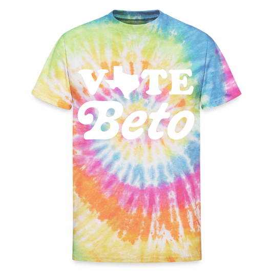 Vote Beto Tie Dye T-Shirt - rainbow