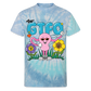 Repro Rights GTFO Tie Dye Tee - blue lagoon